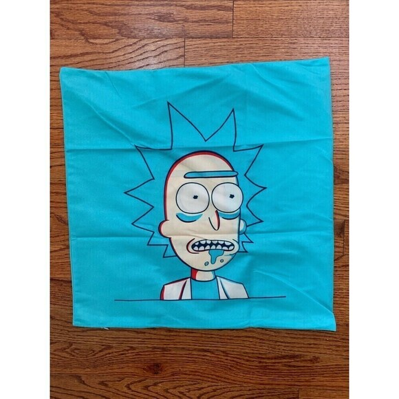 NIB Rick and Morty Decorative pillow cover, Measures 18” x 18” - Picture 2 of 2